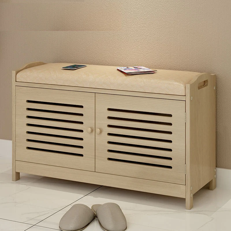 Shoe rack with Bench & Cushion 23007 - 80cm - Image 3