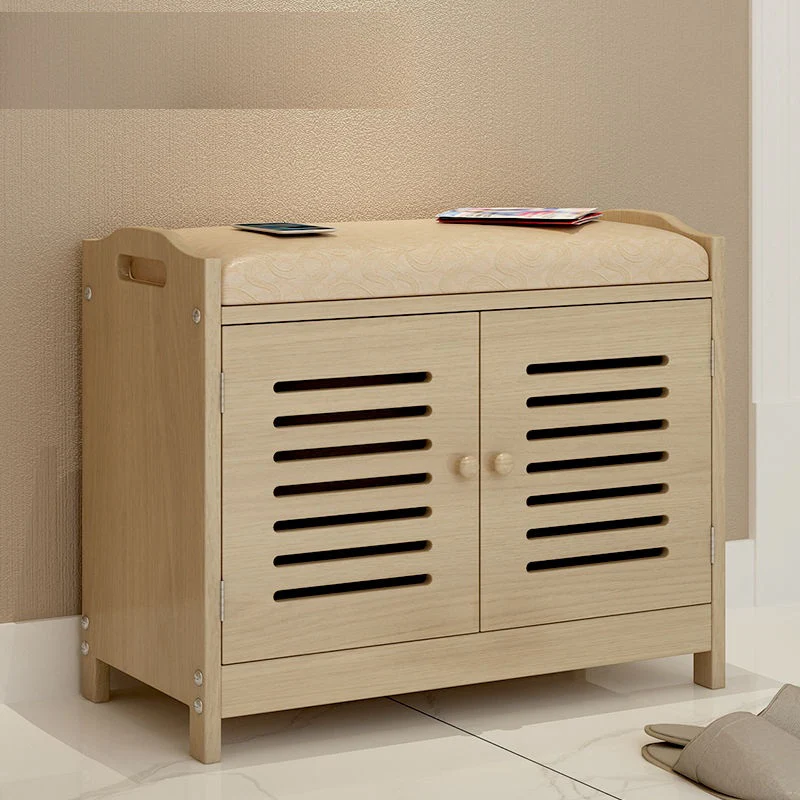 Shoe rack with Bench & Cushion 23007 - 80cm - Image 6