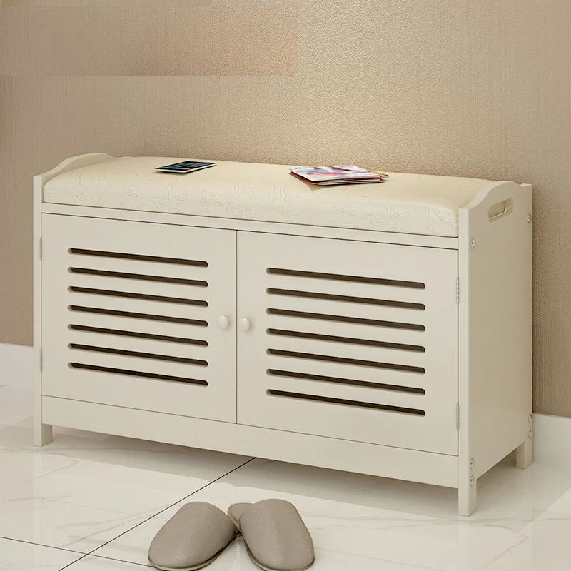 Shoe rack with Bench & Cushion 23007 - 80cm - Image 7