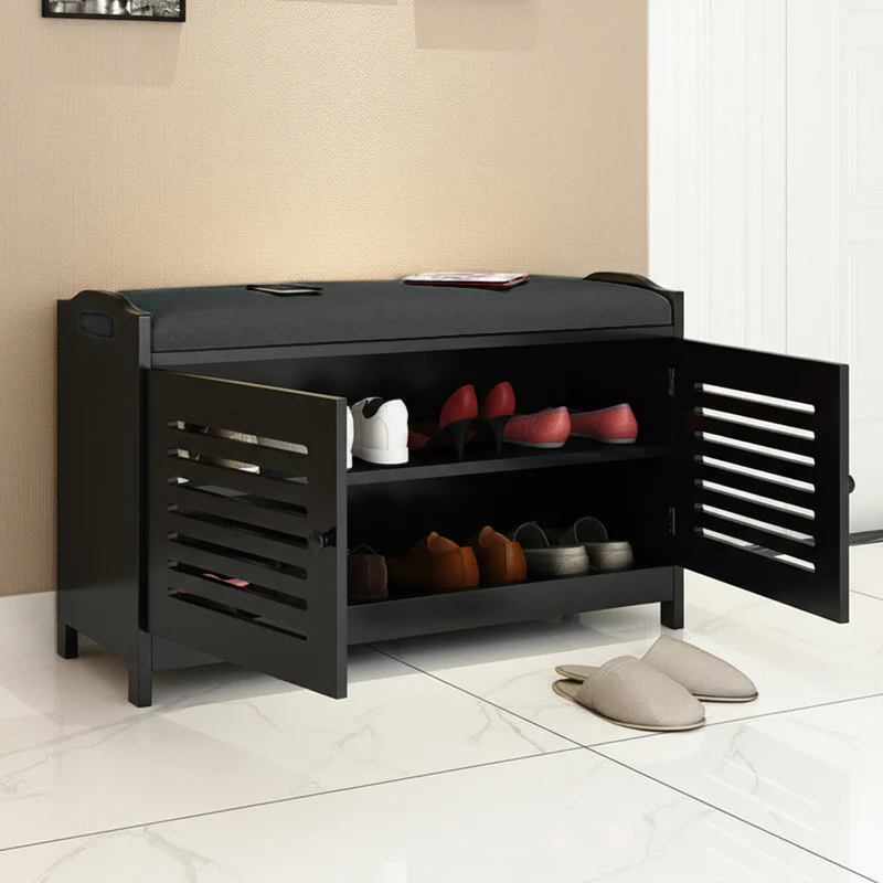 Shoe rack with Bench & Cushion 23007 - 80cm - Image 8