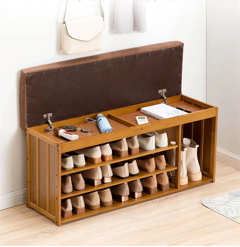 Modern Shoe Rack With Bench - 23012 - Image 4