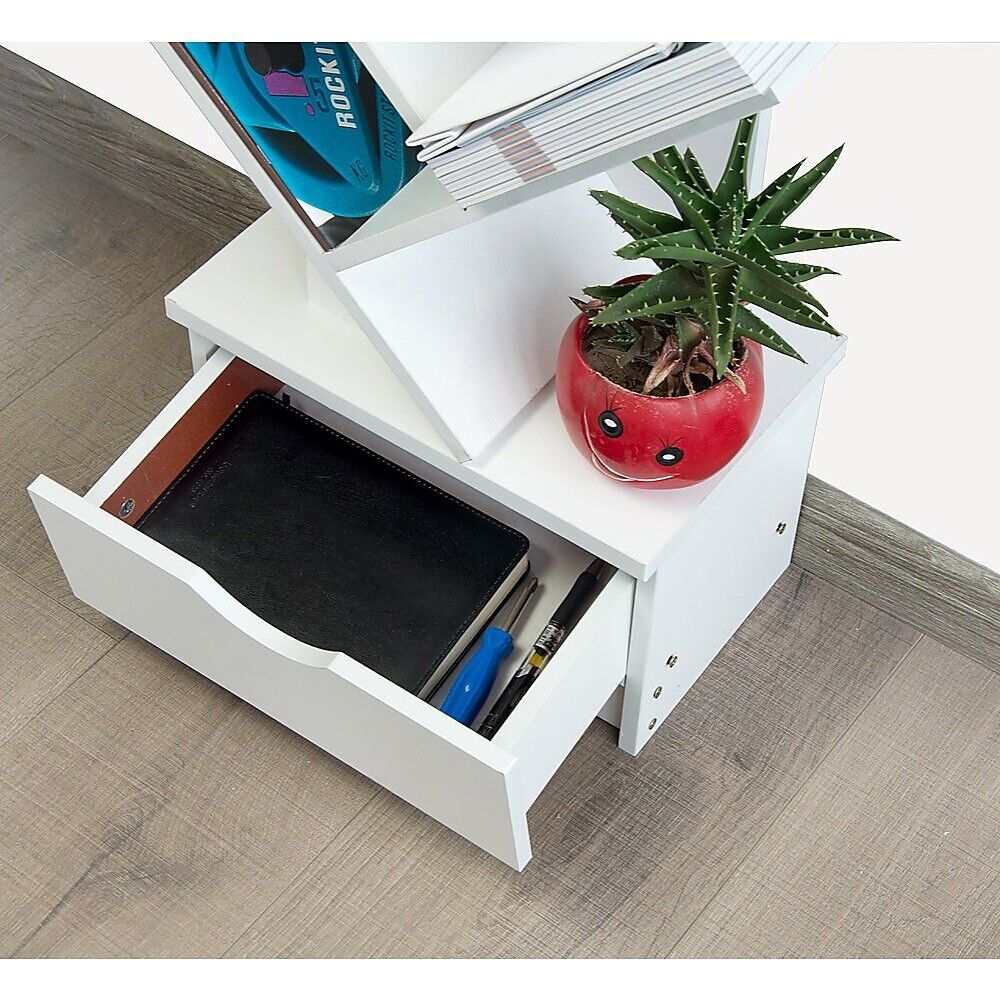 Tree Bookshelf Bookcase Book Organizer 9-Tier Shelf Display Racks 23013 - Image 3