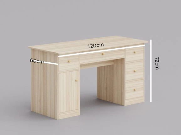 Computer  Office Desk Wooden Sleek Design 23019 - Image 5