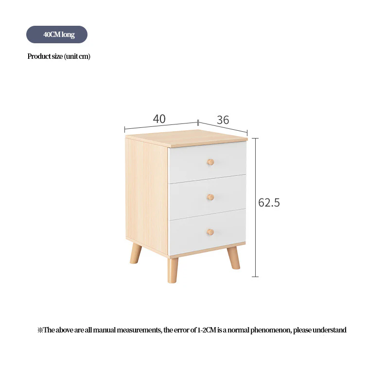 Bedside Table With Storage 23014 - Image 9