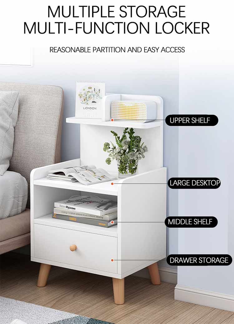 Bedside Table Storage for Bedroom - Image 8