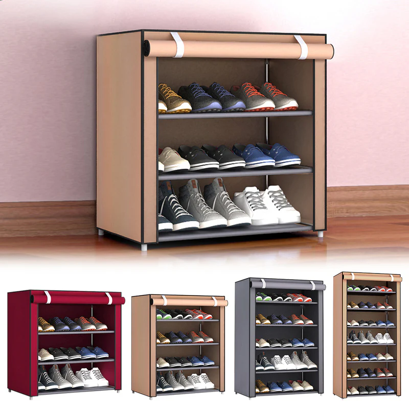 9-Layer Folding Shoe Rack Organiser 21024 - Image 4