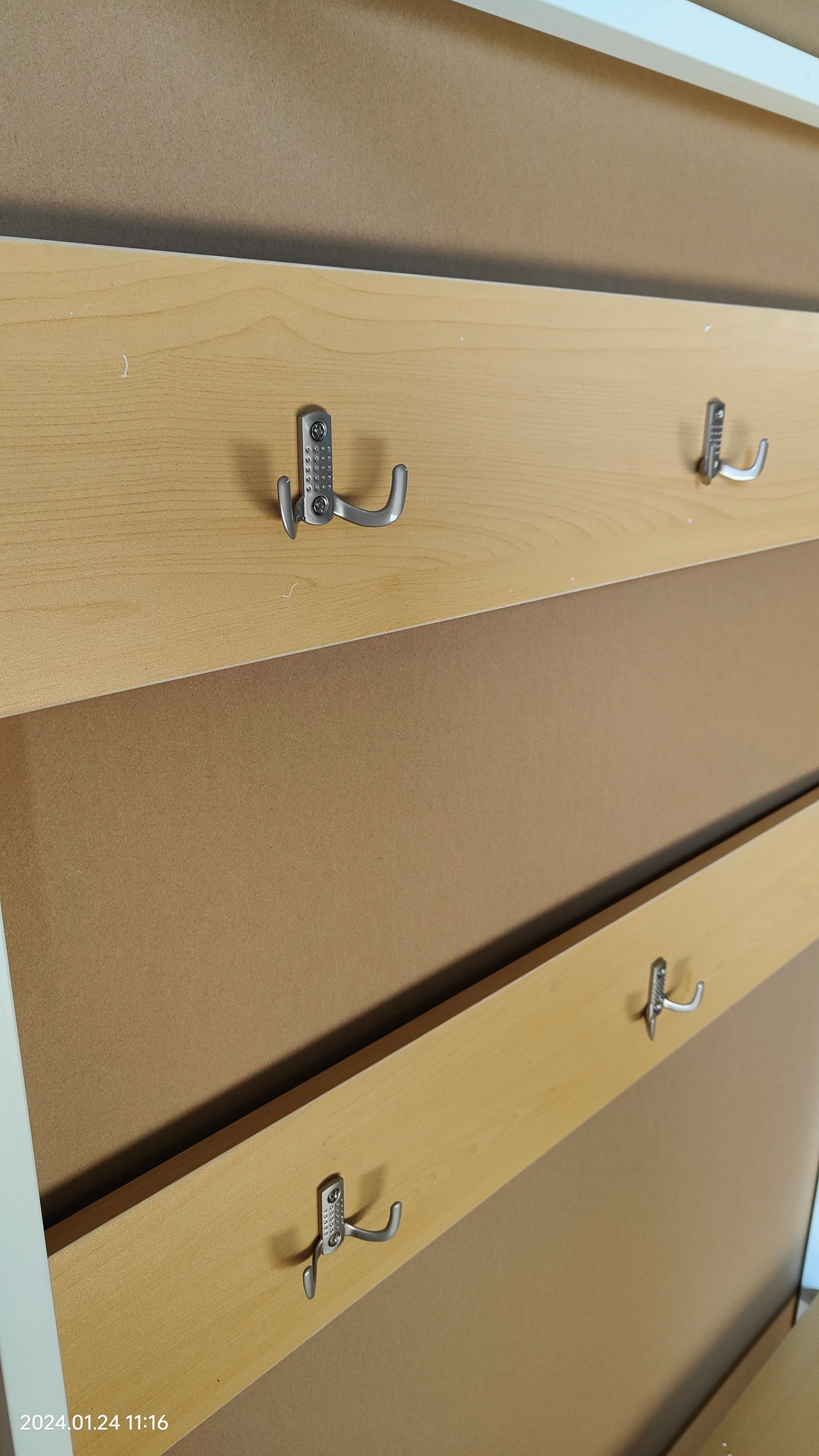 Modern Coat hanger Rack with shoe cabinet Storage 23010 - Image 3